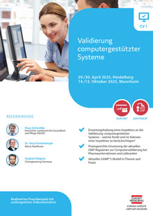 Validierung computergestützter Systeme (CV 1)