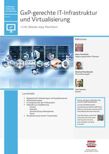 GxP-gerechte IT-/OT-Infrastruktur und Virtualisierung (CV 12)