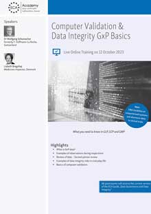 Computer Validation & Data Integrity GxP Basics - Live Online Training