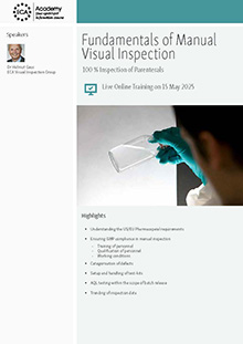 Fundamentals of Manual Visual Inspection - Live Online Training
