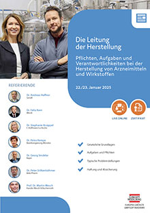 Die Leitung der Herstellung - Live Online Seminar