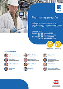 Pharma-Ingenieur/in (PT 25) - Block II - Live Online Seminar