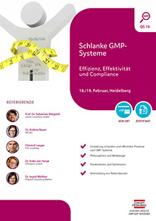 Schlanke GMP-Systeme (QS 19)