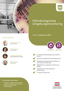 Mikrobiologisches Umgebungsmonitoring (S 6) - Live Online Seminar