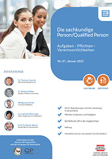 Die sachkundige Person/Qualified Person - Live Online Seminar