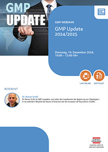 GMP-Update 2024/2025 - Live Webinar